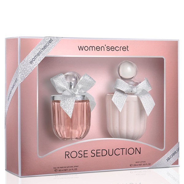 WOMAN SECRET  Set Rose Seduction  EDP 100 ml + Body Lotion 200 m l